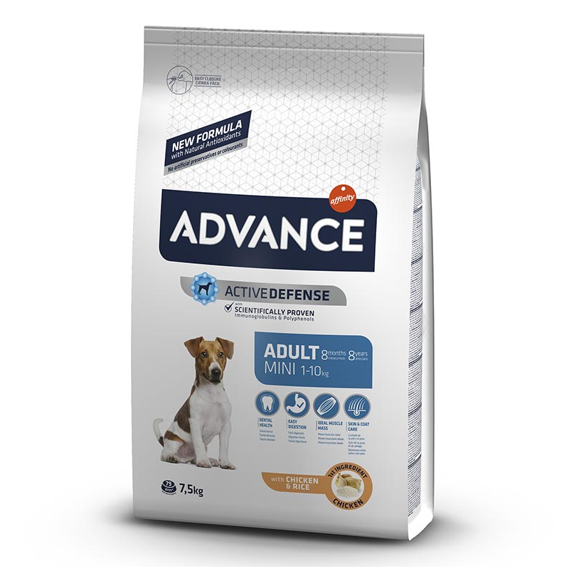 ADVANCE MINI ADULT CHICKEN & RICE 7KG