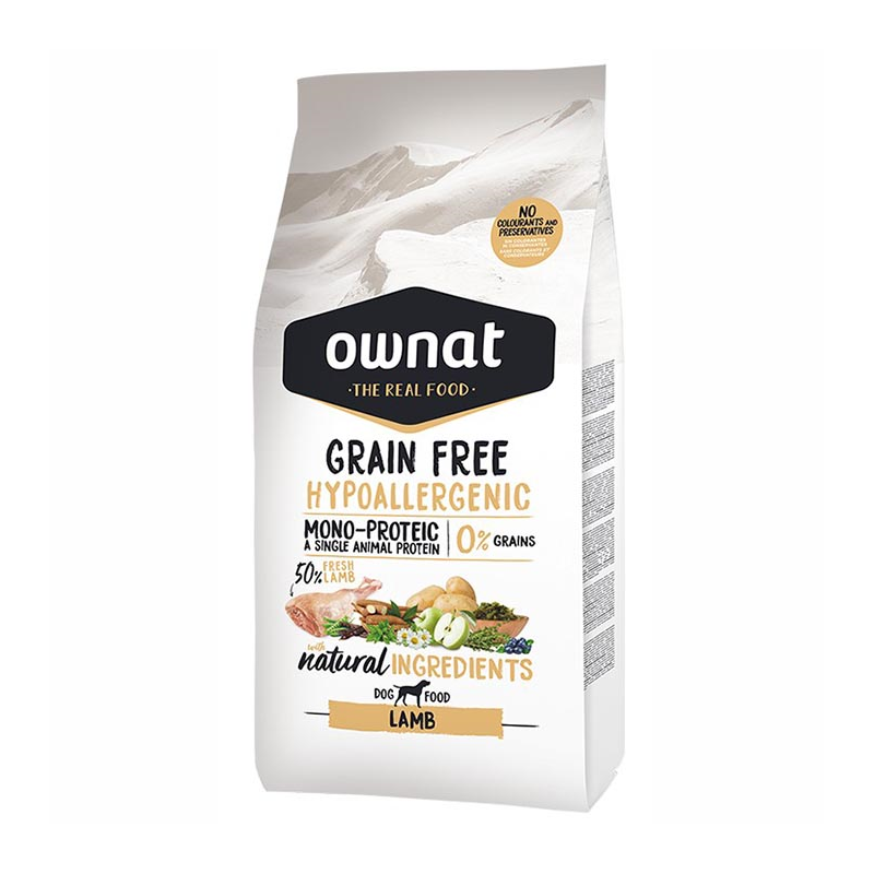 OWNAT GF HYPO LAMB DOG 3kg