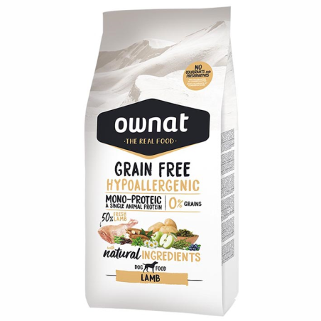 OWNAT GF HYPO LAMB DOG 3kg