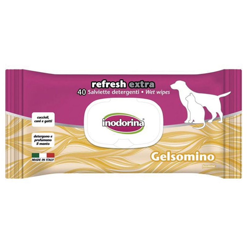 INODORINA TOALLITAS EXTRA REFRESH JAZMIN 40unid