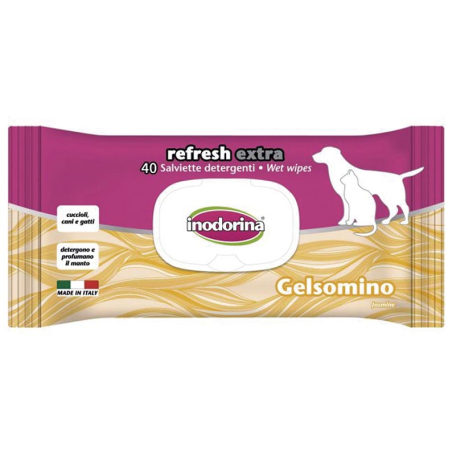 INODORINA TOALLITAS EXTRA REFRESH JAZMIN 40unid