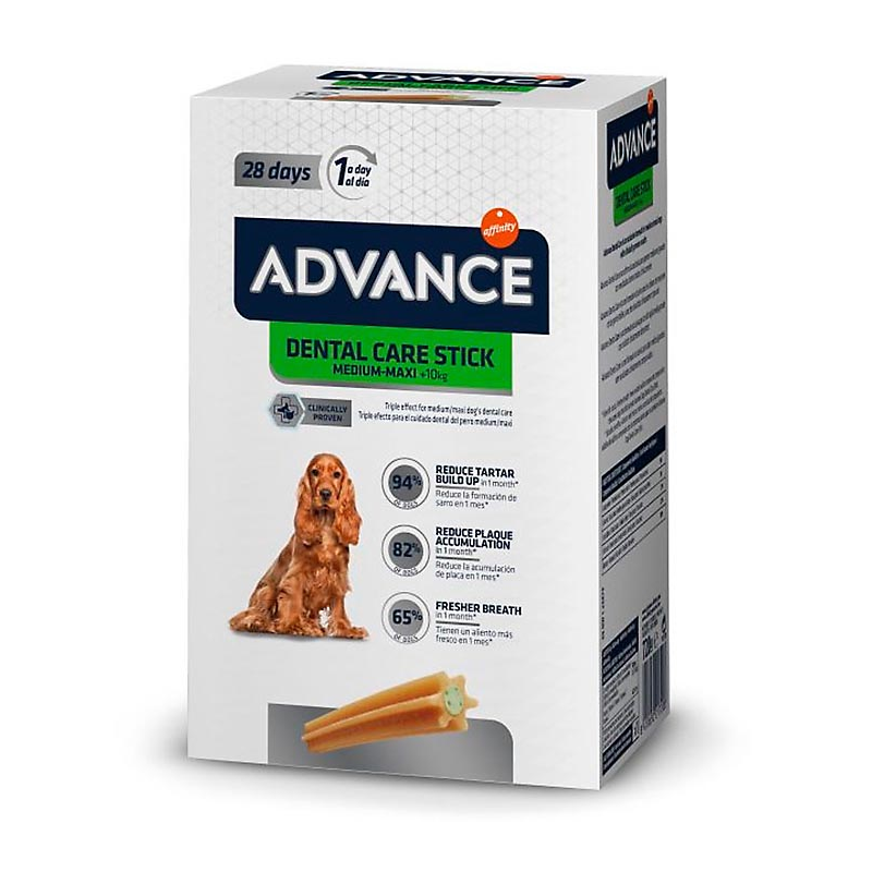 ADVANCE DENTAL CARE STICK MEDIUM 720gr (4unid)