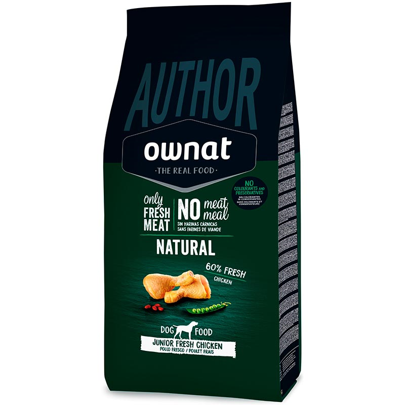 OWNAT AUTHOR JUNIOR FRESH CHICKEN DOG 3KG