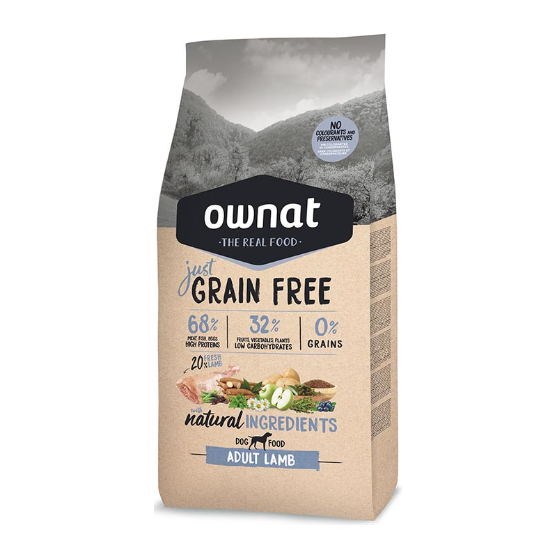 OWNAT GF JUST ADULT LAMB DOG 14kg