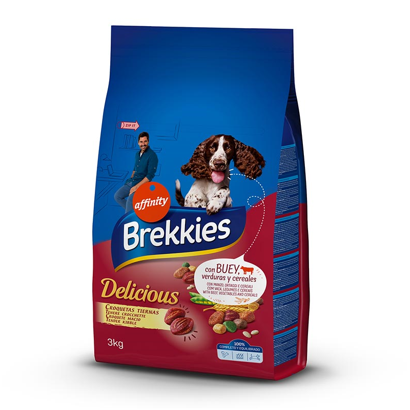 BREKKIES EXCEL TENDER & DELICIOUS BUEY 3kg