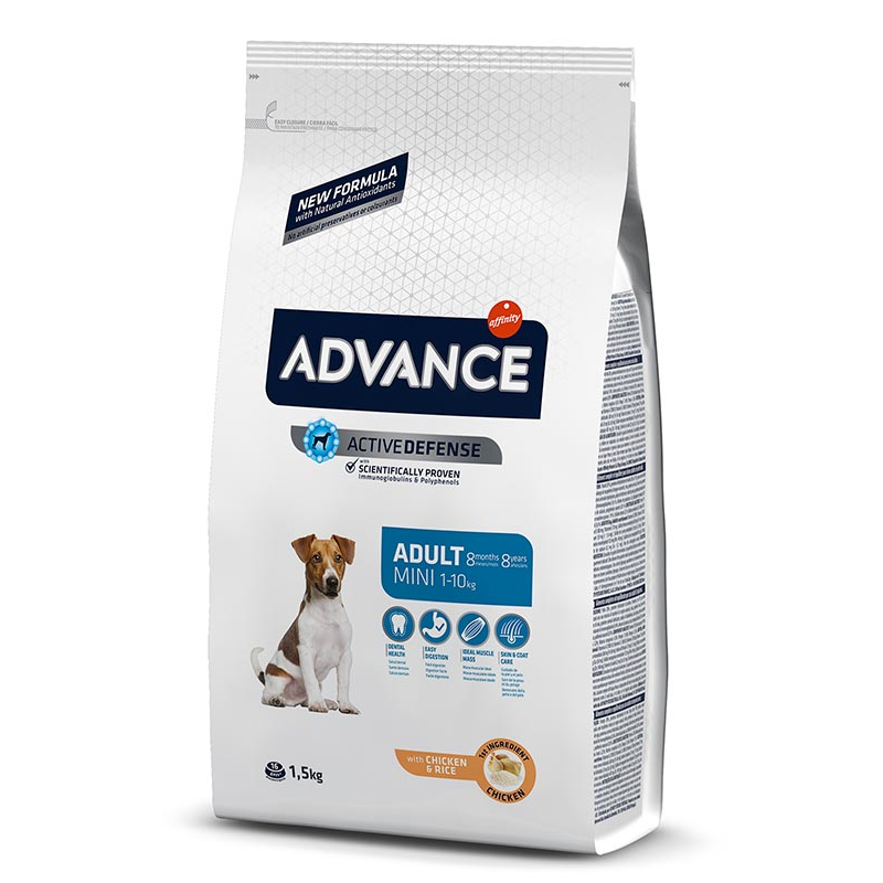 ADVANCE MINI ADULT CHICKEN & RICE 1.5 KG