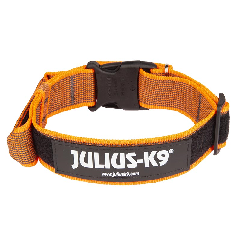 JULIUS COLLAR 40MM NARANJA-GRIS