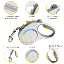 FIDA LED-LEASH WHITE TL 5M