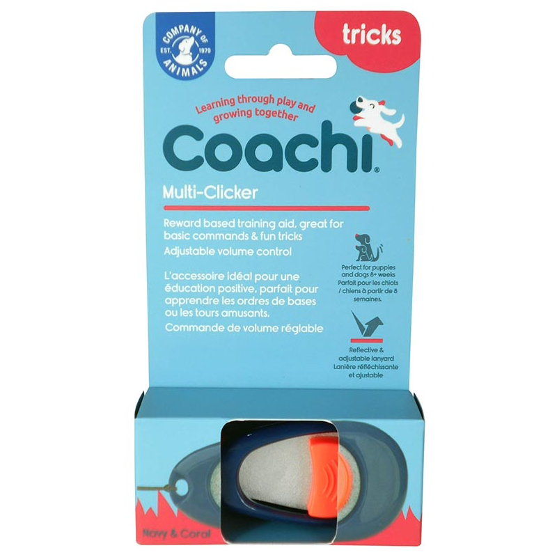 COACHI MULTI-CLICKER AZUL OSCURO BOTON CORAL