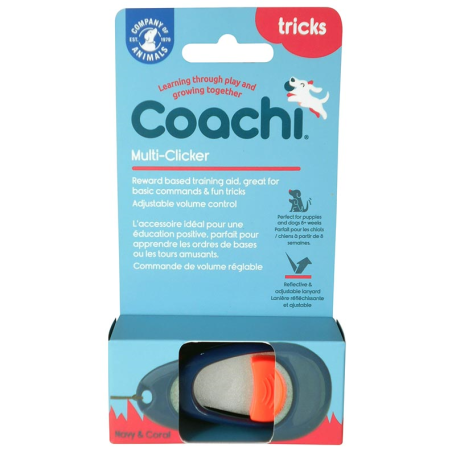 COACHI MULTI-CLICKER AZUL OSCURO BOTON CORAL