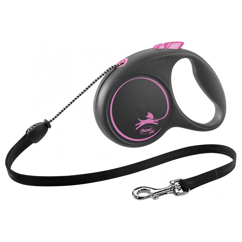 FLEXI BLACK DESIGN M CORDON 5m ROSA