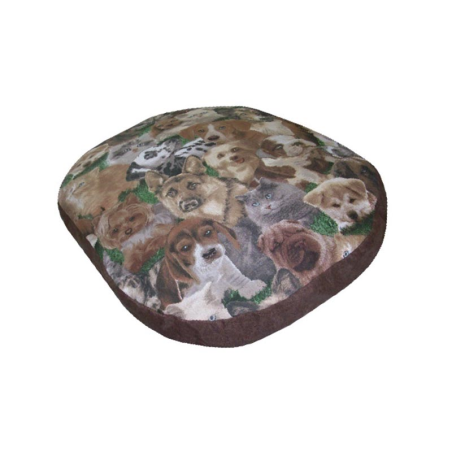 COLCHON PERRO CHOCOLATE 80x60x10cm