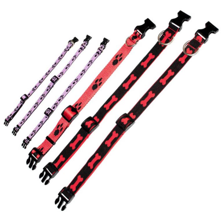 COLLAR NYLON REGULABLE TEJIDA TL