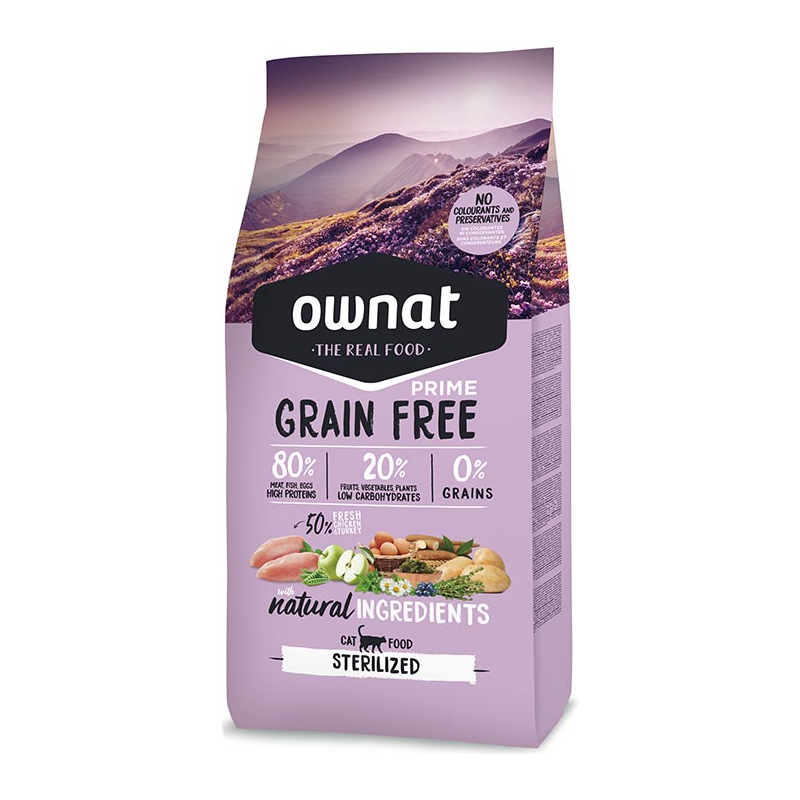 OWNAT GF PRIME STERILIZED CAT 1kg