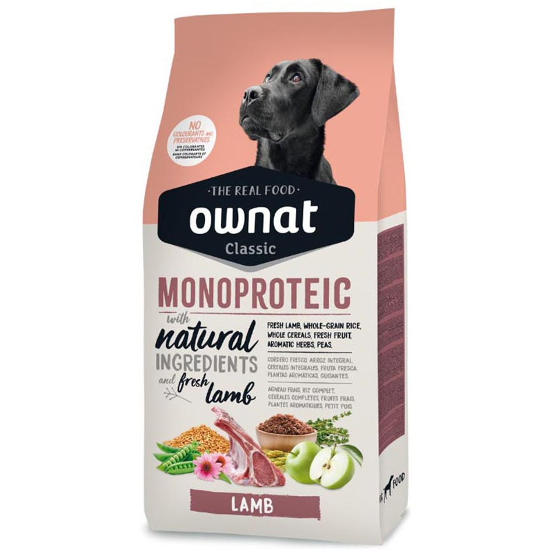 OWNAT CLASSIC MONOP. LAMB DOG 12KG