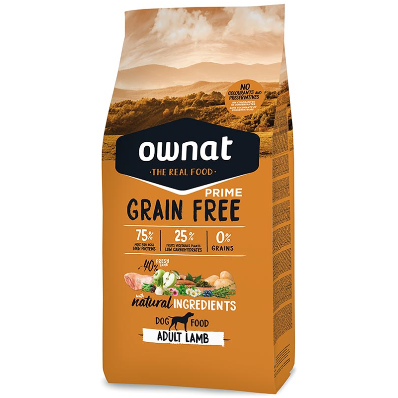 OWNAT GF PRIME ADULT LAMB DOG 3KG