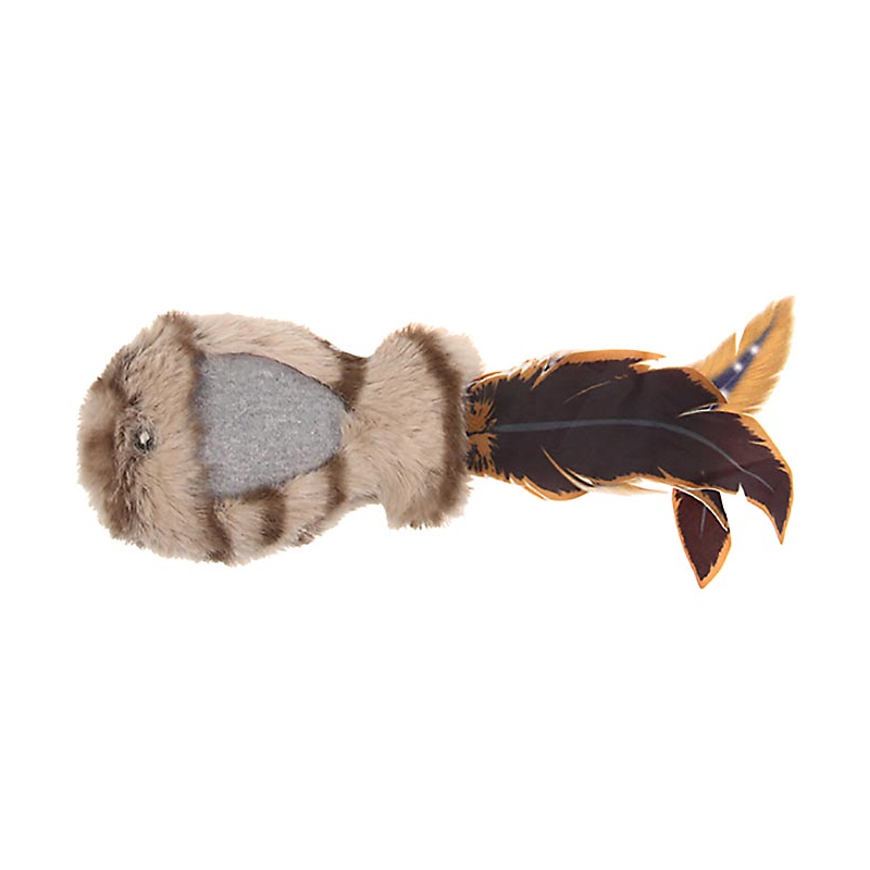 PEZ DE PELUCHE CON PLUMA 17 x 6 x 2cm