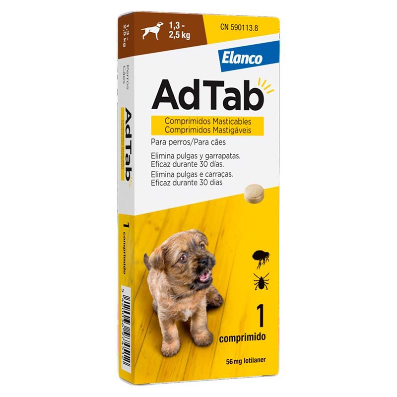 ADTAB OTC 56mg 1.3-2.5kg 1comp.