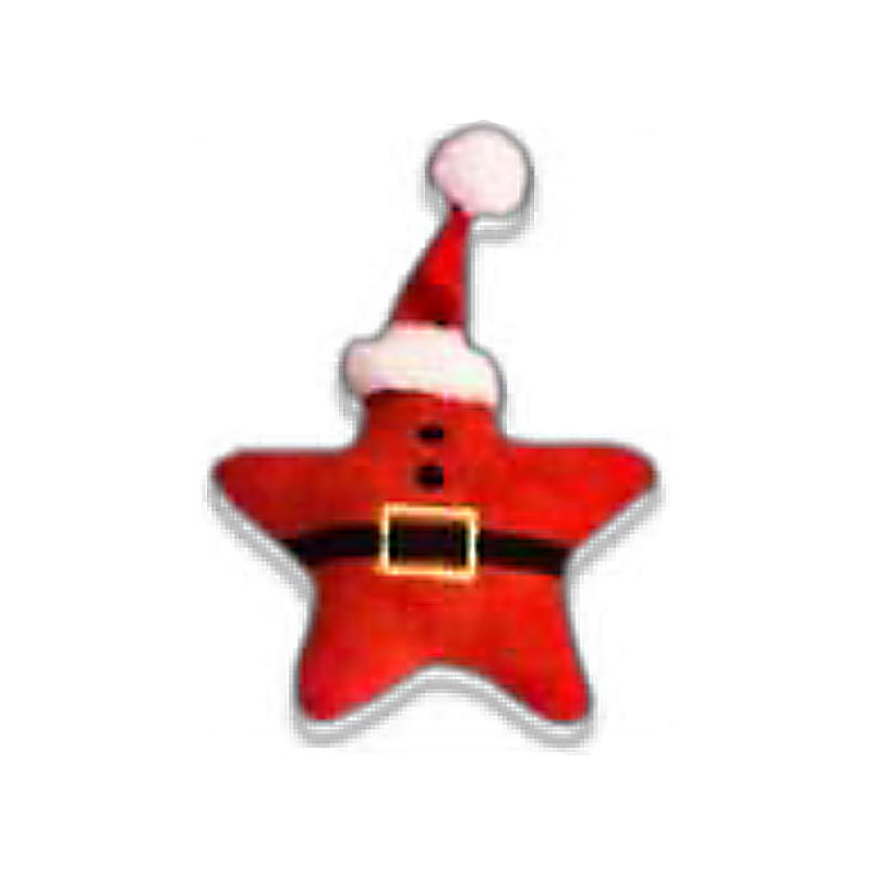 PELUCHE ESTRELLA NAVIDAD 13.5 x 19.5 CM