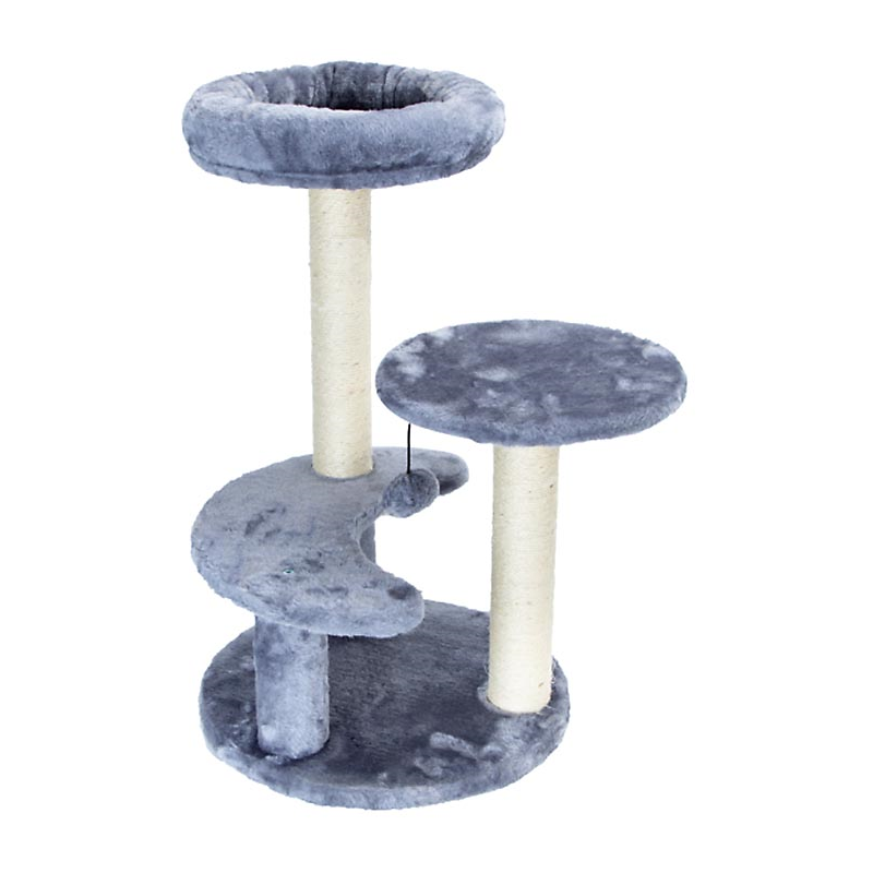 RASCADOR TRES PISOS 40 x 65cm GRIS 4H