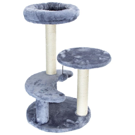 RASCADOR TRES PISOS 40 x 65cm GRIS 4H