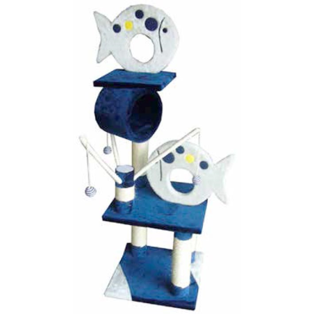 RASCADOR TREPADOR PECES 40 x 40 x 122 cm 4H