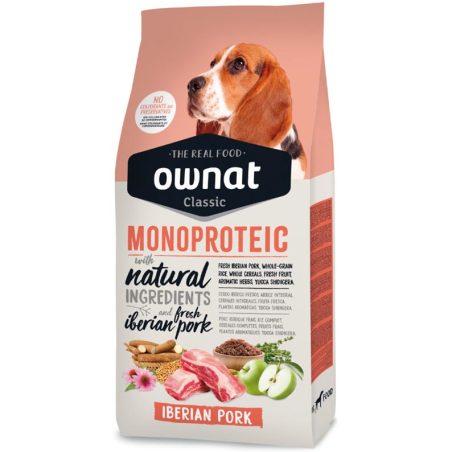 OWNAT CLASSIC MONOP. IBERIAN PORK DOG 4KG