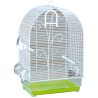 JAULA TRANSP. LISA BLANCA 40 x 27 x 61cm