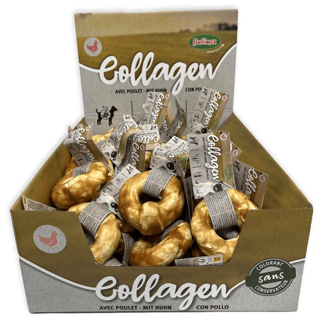 DISPLAY DONUTS COLAGENO DE POLLO 10CM (30 UNID)