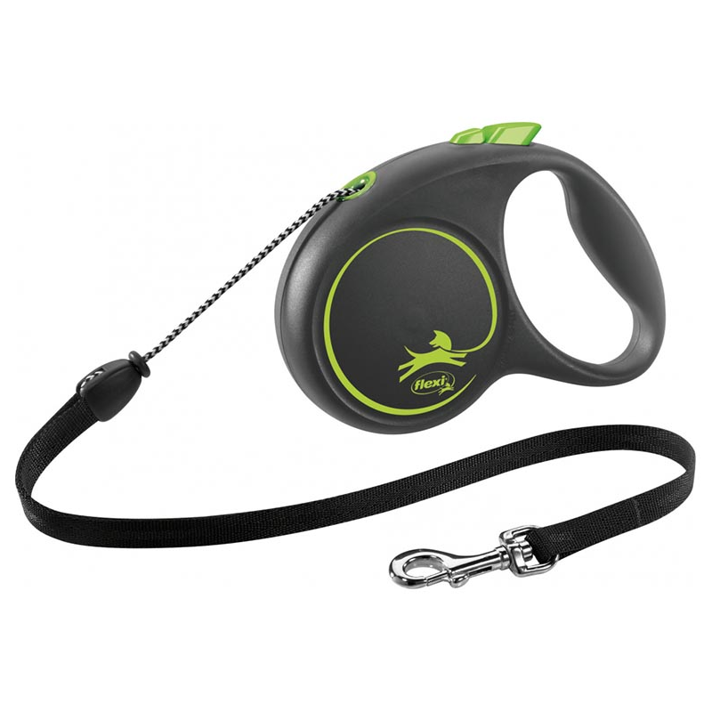 FLEXI BLACK DESIGN M CORDON 5m VERDE