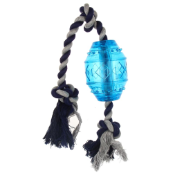 PELOTA AZUL TRANSPARENTE...