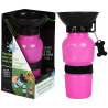 BEBEDERO CON BOL INTEGRADO ROSA 500ML