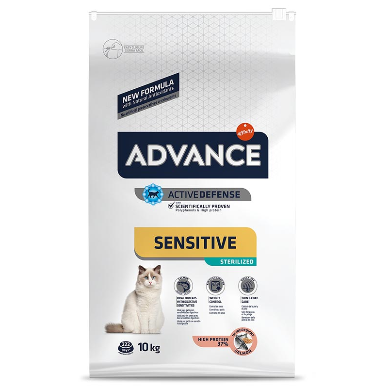 ADVANCE CAT STERILIZED SALMON 10 kg