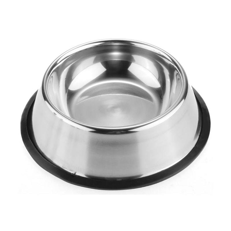 TR.COMEDERO ACERO INOX.ANILLO CAUCHO 0.90L 17cm