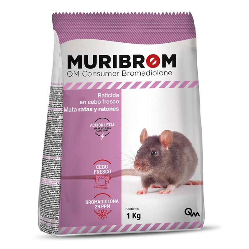 QM RATICIDA CEBO FRESCO (bromadiolona) 1KG