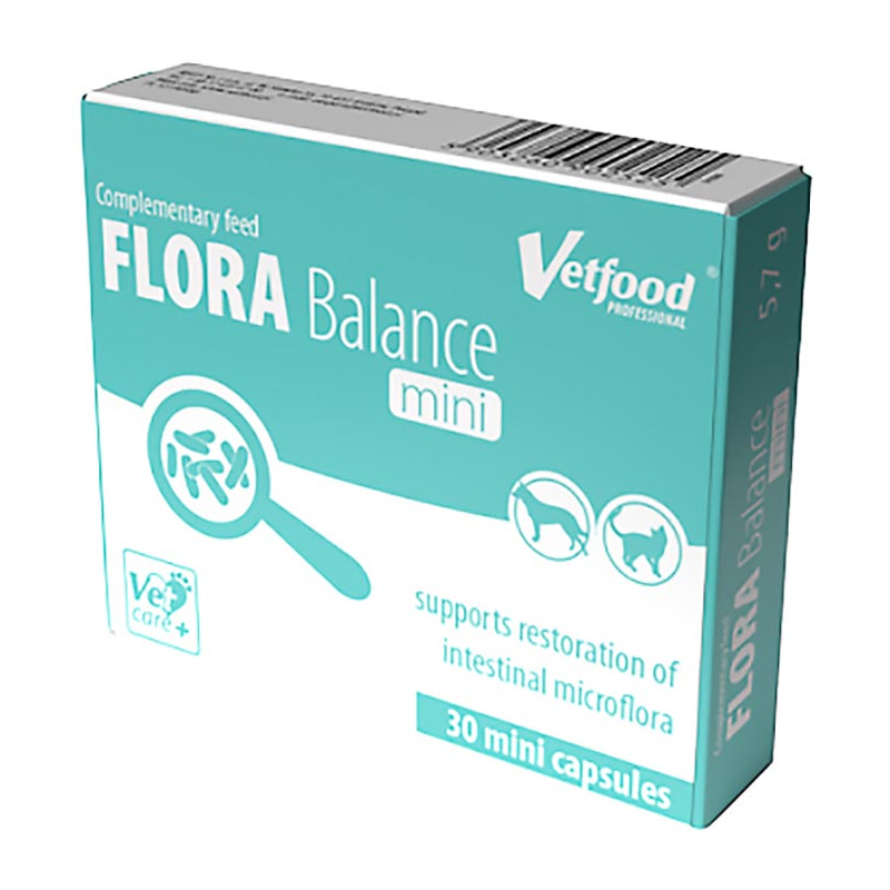 VETFOOD FLORA BALANCE MINI -KARTONIK (2 x 15 caps)