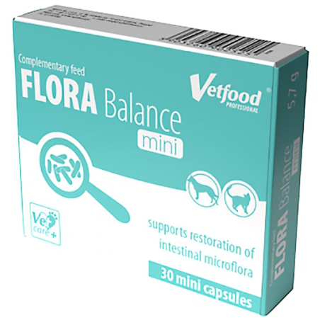 VETFOOD FLORA BALANCE MINI -KARTONIK (2 x 15 caps)