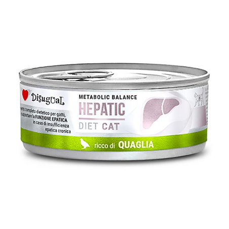 DISUGUAL DIET CAT HUMEDO CODORNIZ HEPATIC 85GR