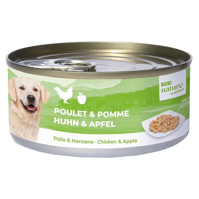 BUBI NATURE DOG POLLO Y MANZANA 150GR