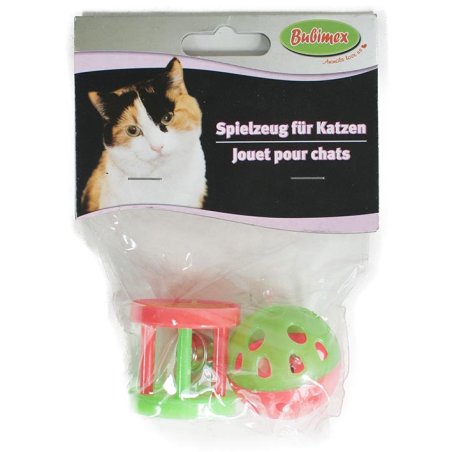 PELOTA CON CAMPANA  y  RODILLO CON CAMPANA