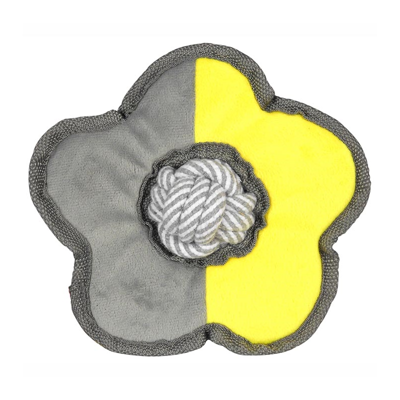 ESTRELLA DE FELPA CON PELOTA NUDO 21cm