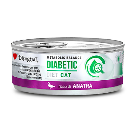 DISUGUAL DIET CAT HUMEDO PATO DIABETIC 85GR
