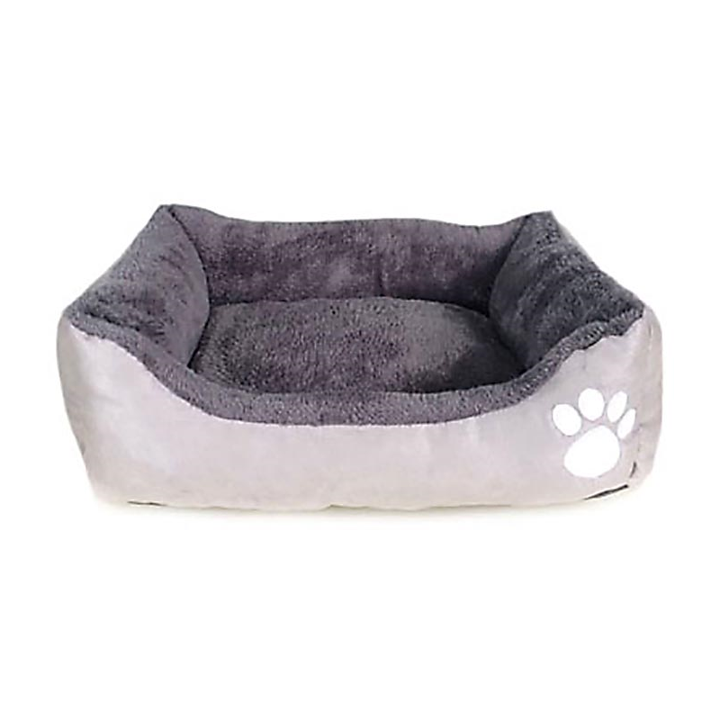 CUNA RECTANGULAR 55x45x16cm GRIS CON HUESO 4H