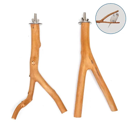 PERCHA PARA PAJARO FORMA Y 20 CM
