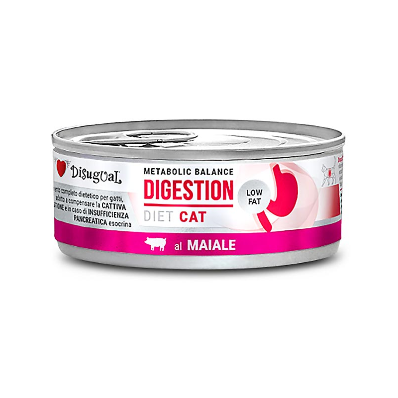 DISUGUAL DIET CAT HUMEDO CERDO DIGESTION L.F 85GR