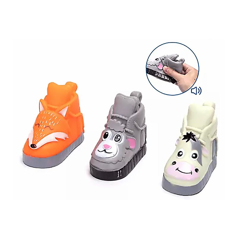 ZAPATOS CARA ANIMALES PLAST. 11 x 9.5 x 5.5CM 4H