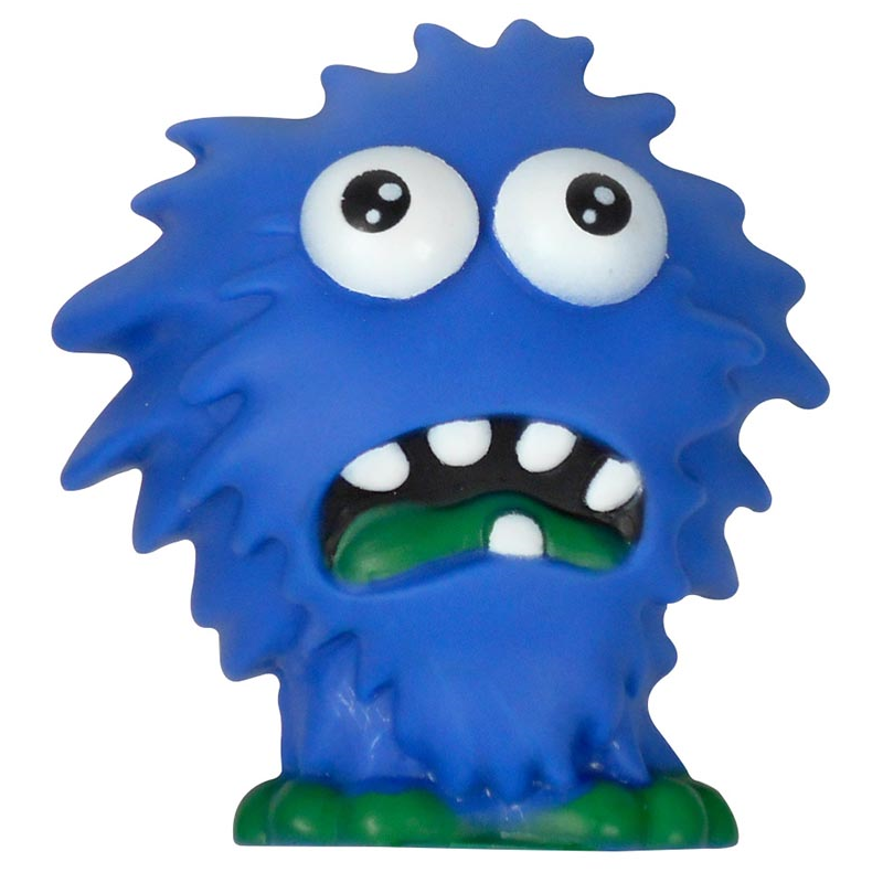 MONSTRUO AZUL LATEX CON SONIDO 10 x 9.5cm 4H