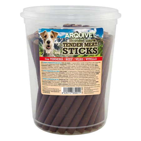 TENDER MEAT STICKS TERNERA 500GR