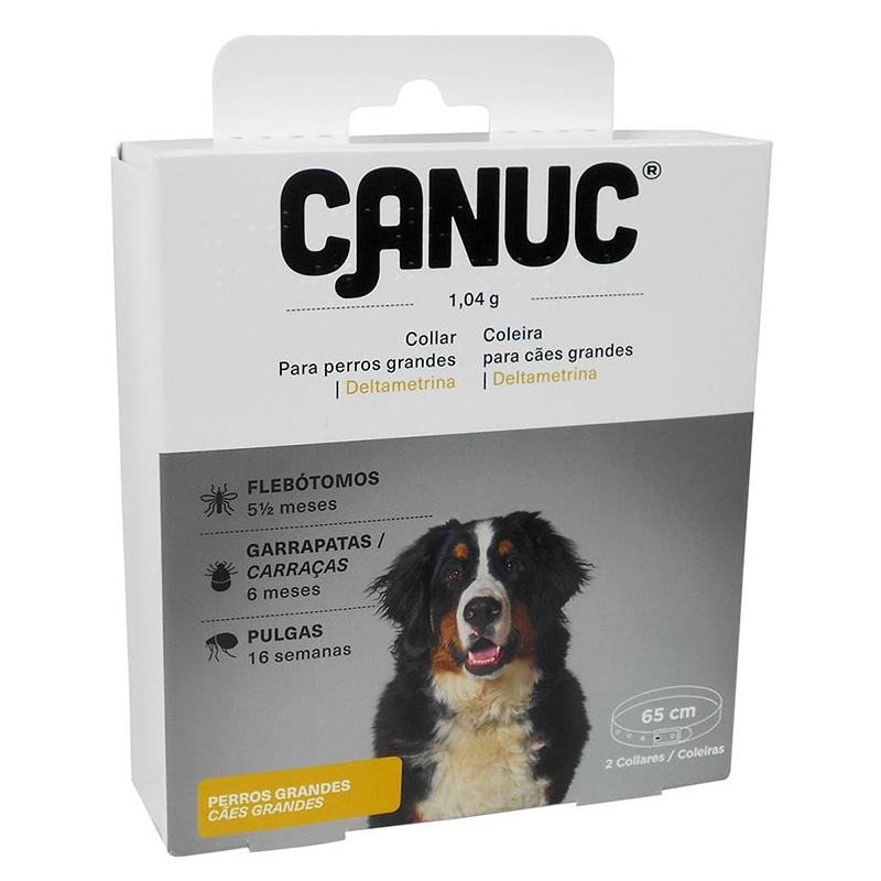 CANUC COLLAR DELTAMETRINA PERRO GRANDE 65CM (2UNID)