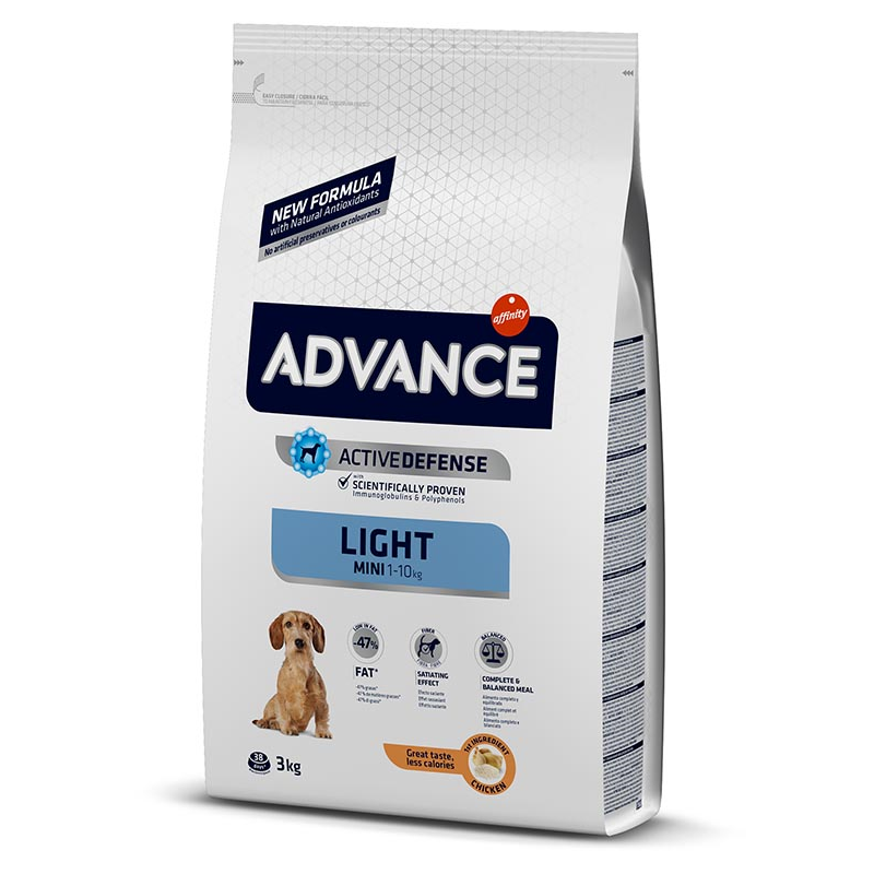 ADVANCE MINI LIGHT CHICKEN & RICE 3 KG
